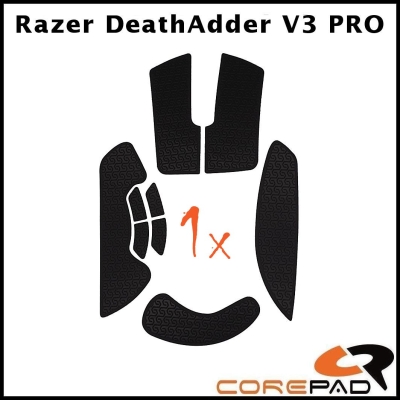 Corepad Soft Grips #801 noir Razer DeathAdder V3 Pro / Razer DeathAdder V3